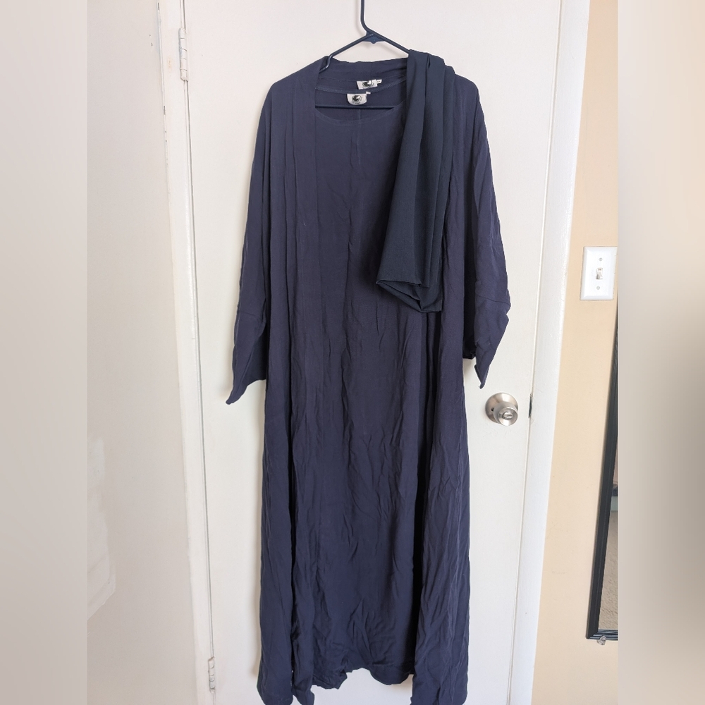 Nursing Open Abaya Set
